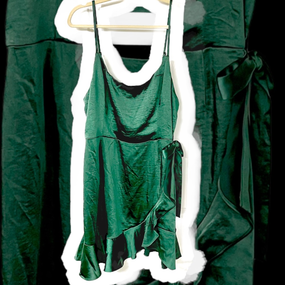 ✨NWT✨ Wild Fable Satin Wrap Dress